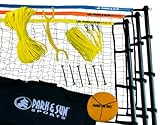 Park & Sun Sports Tri-Ball Volleyball: Portable Outdoor 3-Way Net System, Recreational Series