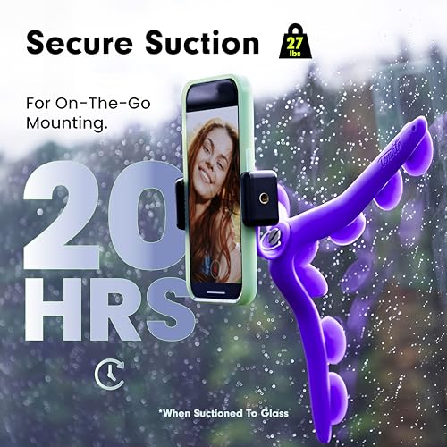 Tenikle® PRO – Tripé tentáculo flexível para celular e câmera de ação GoPro, Insta360, DJI Osmo, com