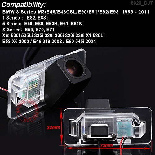 Image of 1280 * 720 Pixels Rear View Reversing Car Backup Camera Replacement for BMW 1 /3 /5 seires E90 E91 E92 E93 E82 E88 E39 E60 523i E60 E61 X Series E53 E70 E71 X6 530i 535Li 328i 335i 320i 330i X1 520Li