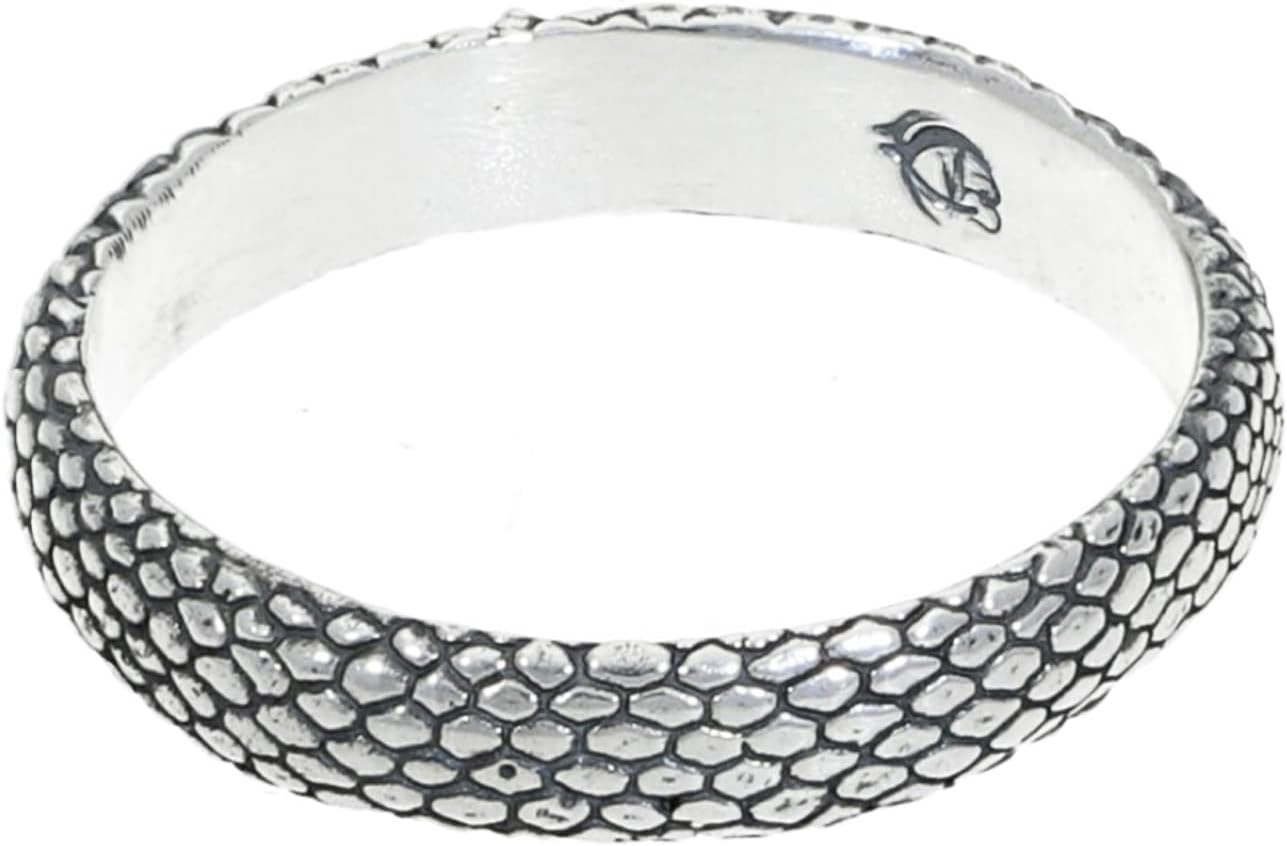 市松◇リング/SILVER/SLV/シルバー980 タタキ 槌目 指輪 19号 メンズ