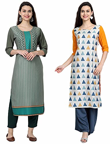 Image of Women's Crepe Regular Kurta