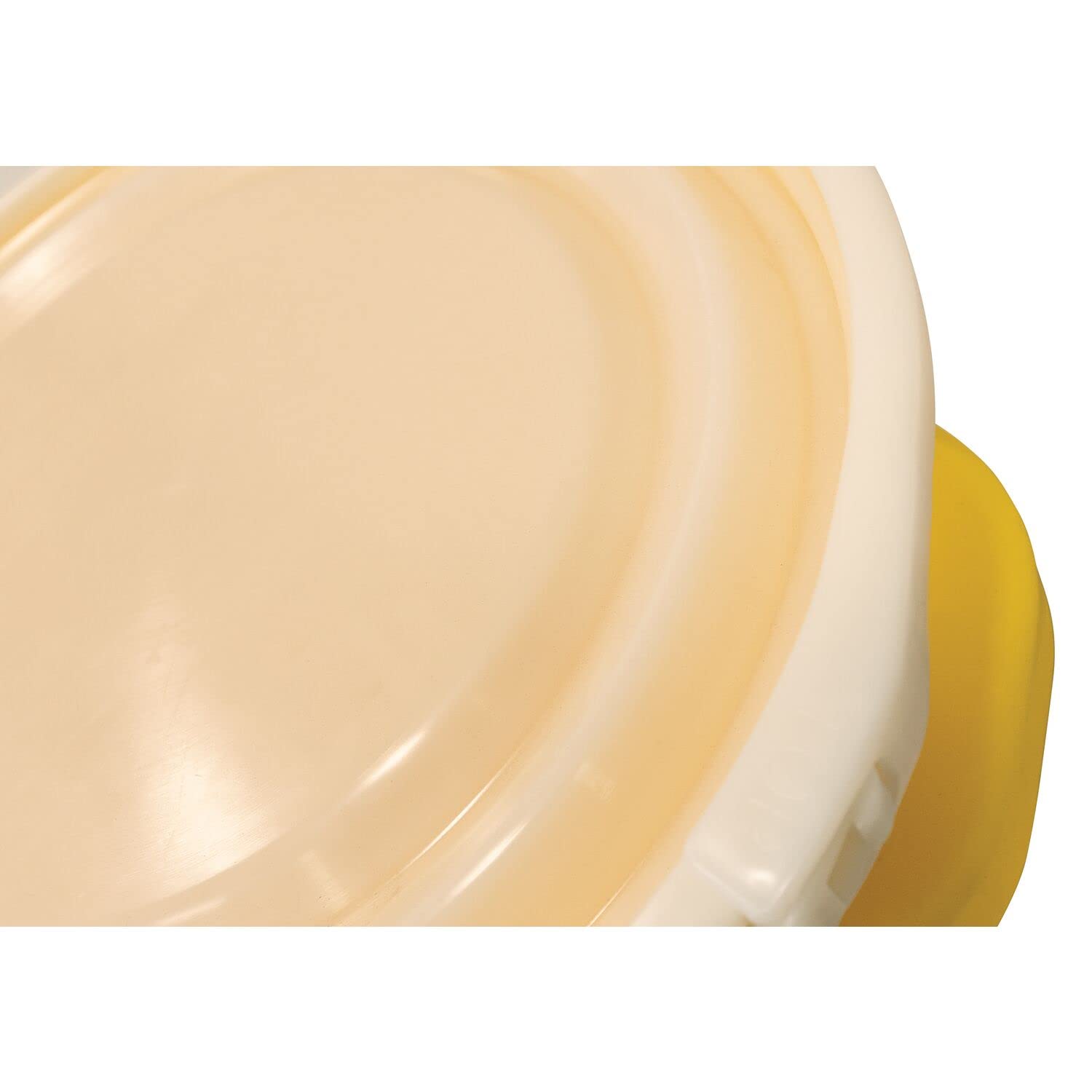 Eagle 20 Gallon Plastic Drum with Lid, Plastic Lever-Lock, 20.4"x20.9", Lab Pack Drum Made of Durable, Lightweight HDPE, Withstands Weather and Chemicals, Made in USA, Yellow, 1652