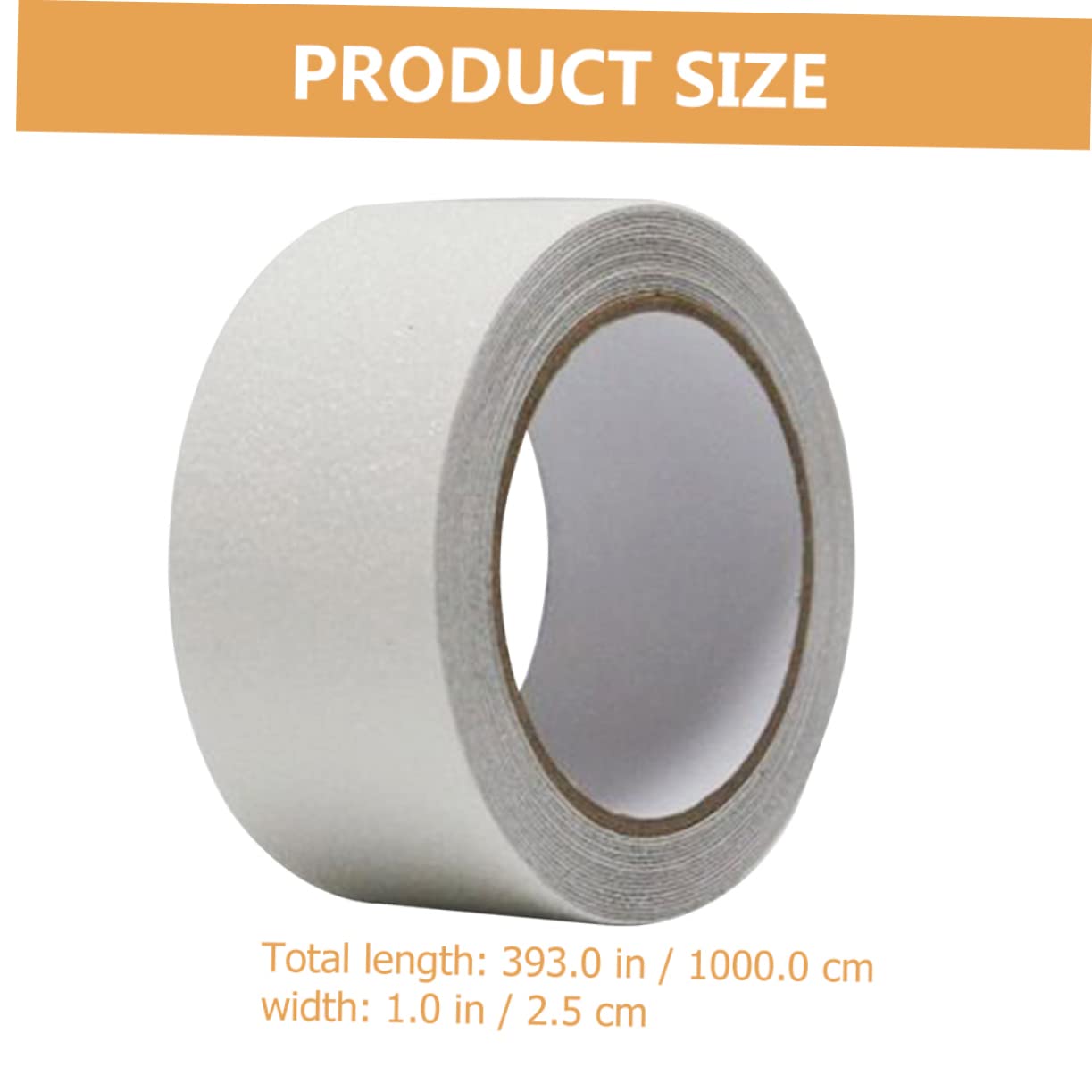 SOLUSTRE Non-Slip Stair Treads Anti-Slip Tape for Slippery Steps Caulking Tape 10m Long 25mm Wide Transparent