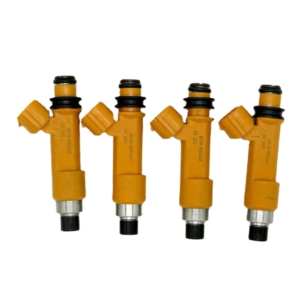 Car Petrol Injector 4Pcs Fuel Injector Nozzle 297500-0120 15710-86G00 for Ignis 00-06 for Jimny 01-15 for Swift 05-15 for Wagon for 03-07 1.3L