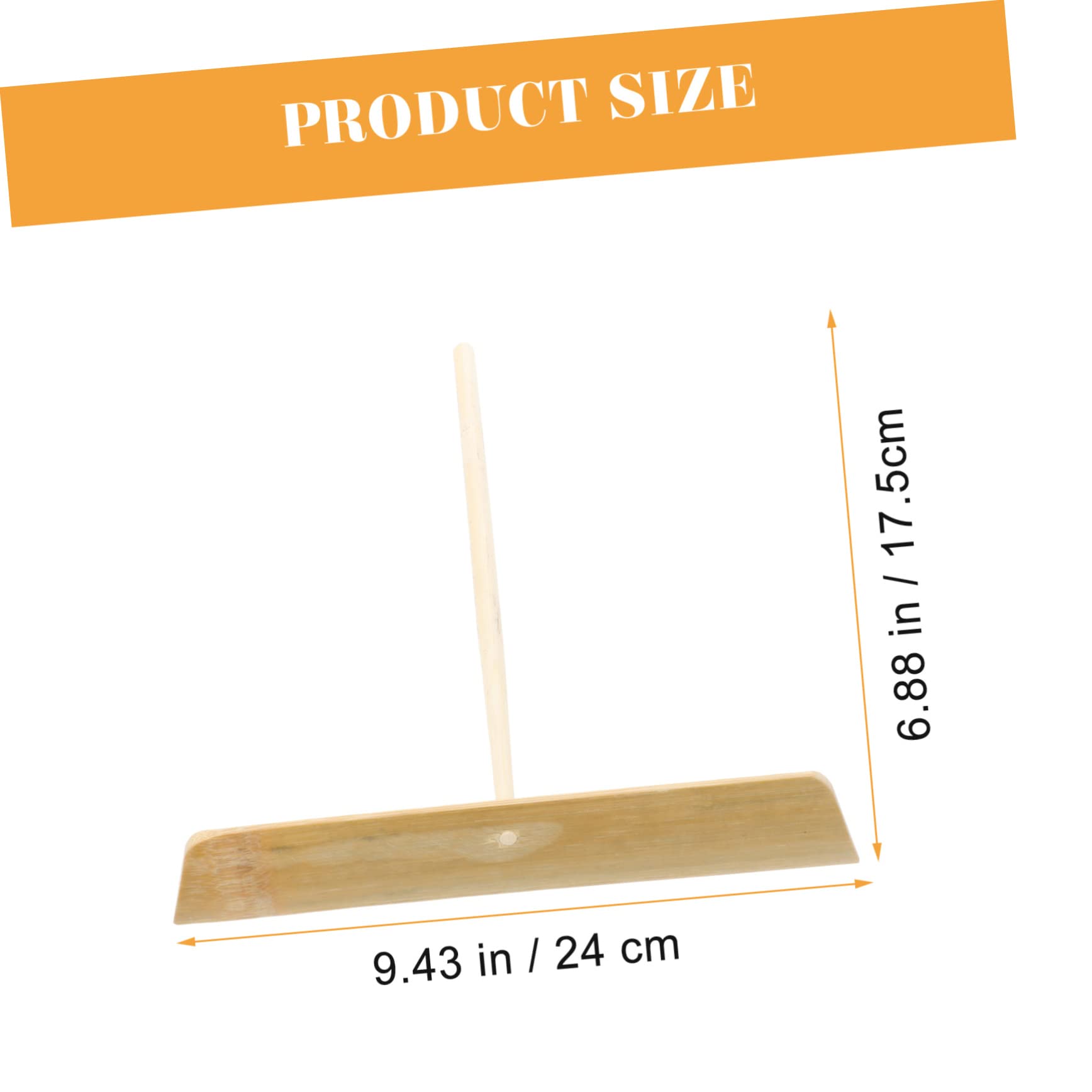 GRIRIW 2-piece Pancake Crepe Spreaders Set Crepe Maker Pan Oil Brush Scraper Professional Tool Kitchen Pancake Spreader