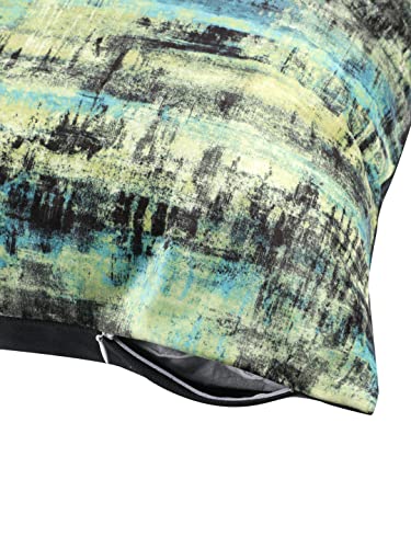 Image of Velvet Printed Cushion Cover (Set of 2) | Home Decor Cushion Cover for Bed /Sofa /Chair | Sofa Cushion Cover | Square Cushion Cover (18X18 INCH) Multicolor