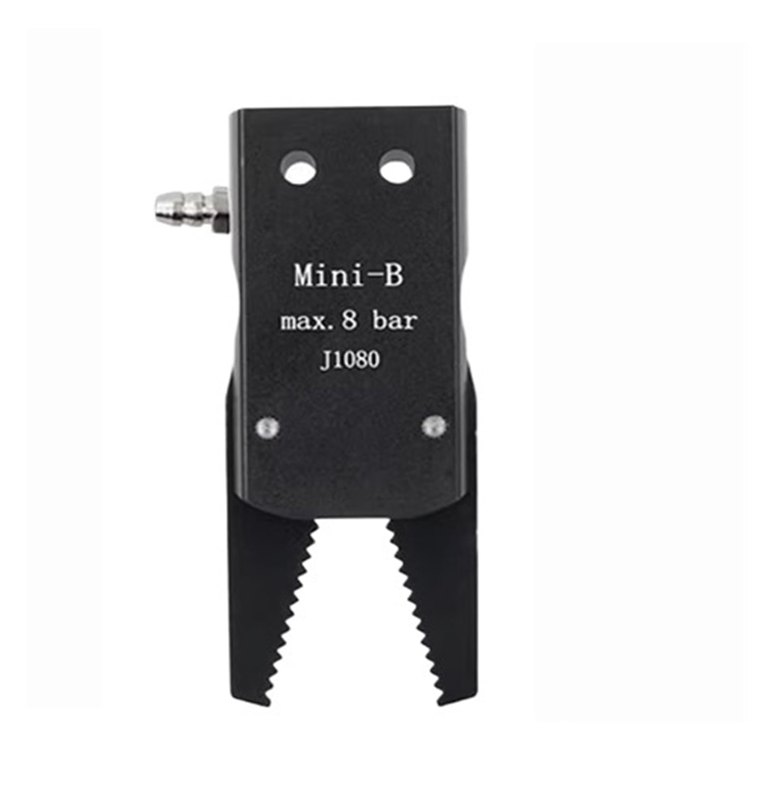 Mini dispositivo pneumatico Pinza a braccio meccanico MINI B Series con presa superiore o laterale e copertura antiscivolo for accessori for manipolatori di stampaggio a iniezione(CH1410 BG)