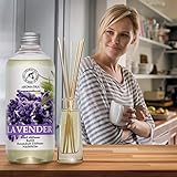 Recarga Difusor con Aceite Esencial de Lavanda 500ml - Natural...