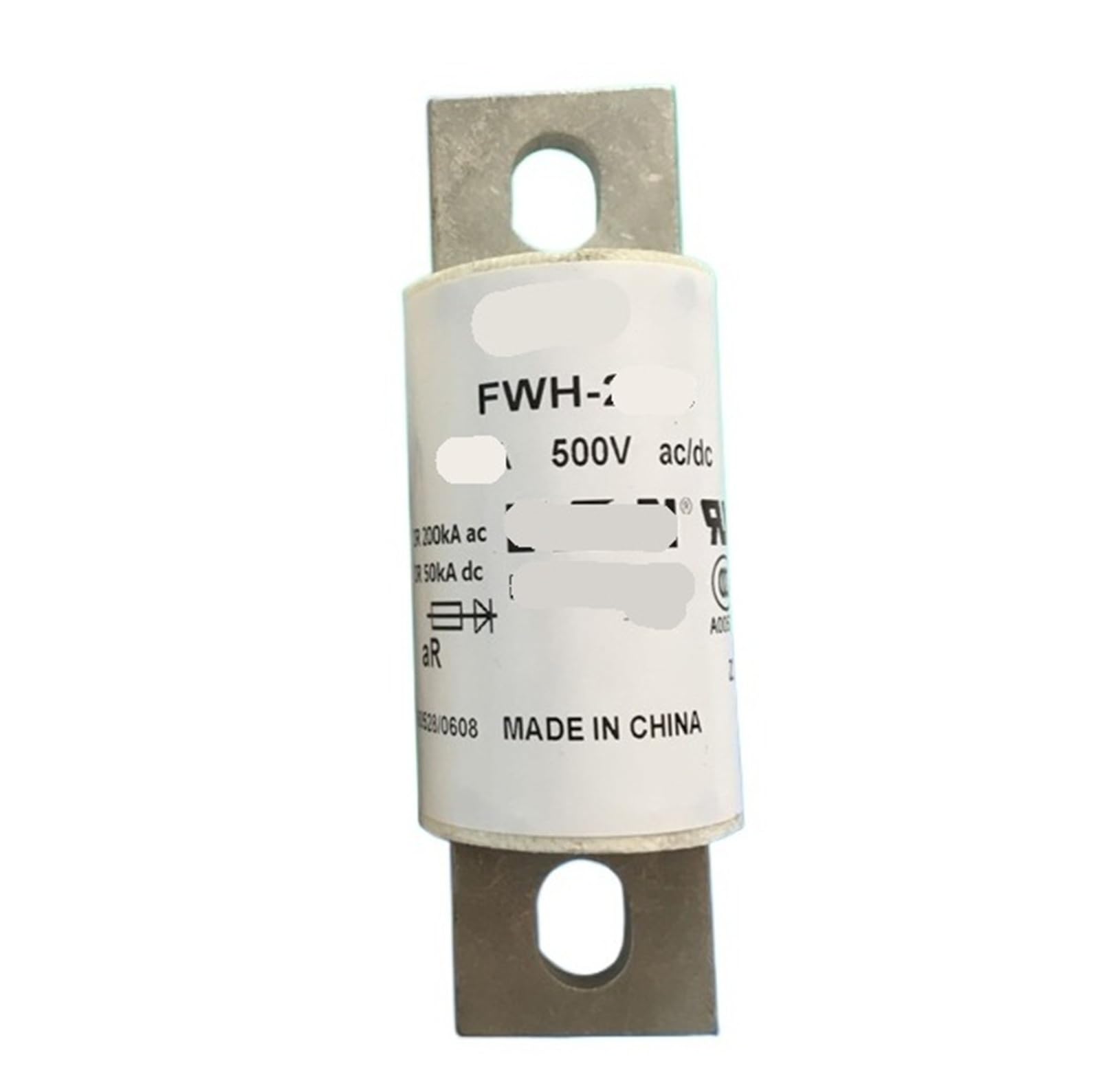 Fusible FWH-150C 150A protection court-circuit DC 500V pour armoire électrique
