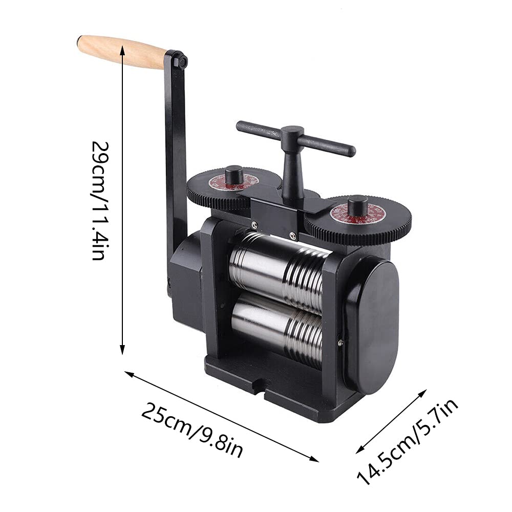 130mm Manual Rolling Mill Machine,Professional Manual Jewelry Rolling Mill Machine?Wire Flat Pattern Sheet Metal Jewelry Tool?DIY Tool Jewelry Craft Press Tools