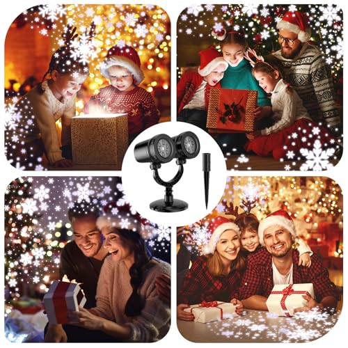 Satocvay AY-US-CSFL-D-B Snowflake Christmas Light Projector Outdoor thumb #6