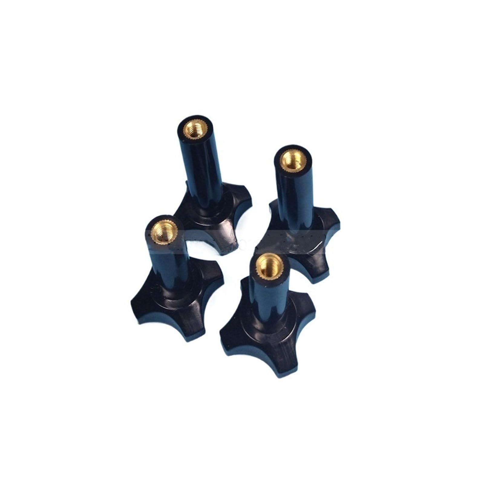 Pièces de Rechange for sorbetières, 4 pièces, écrous à vis Noirs, Accessoires, écrou de Fixation M8, Compatible avec Les Machines à crème glacée Molle Vevor