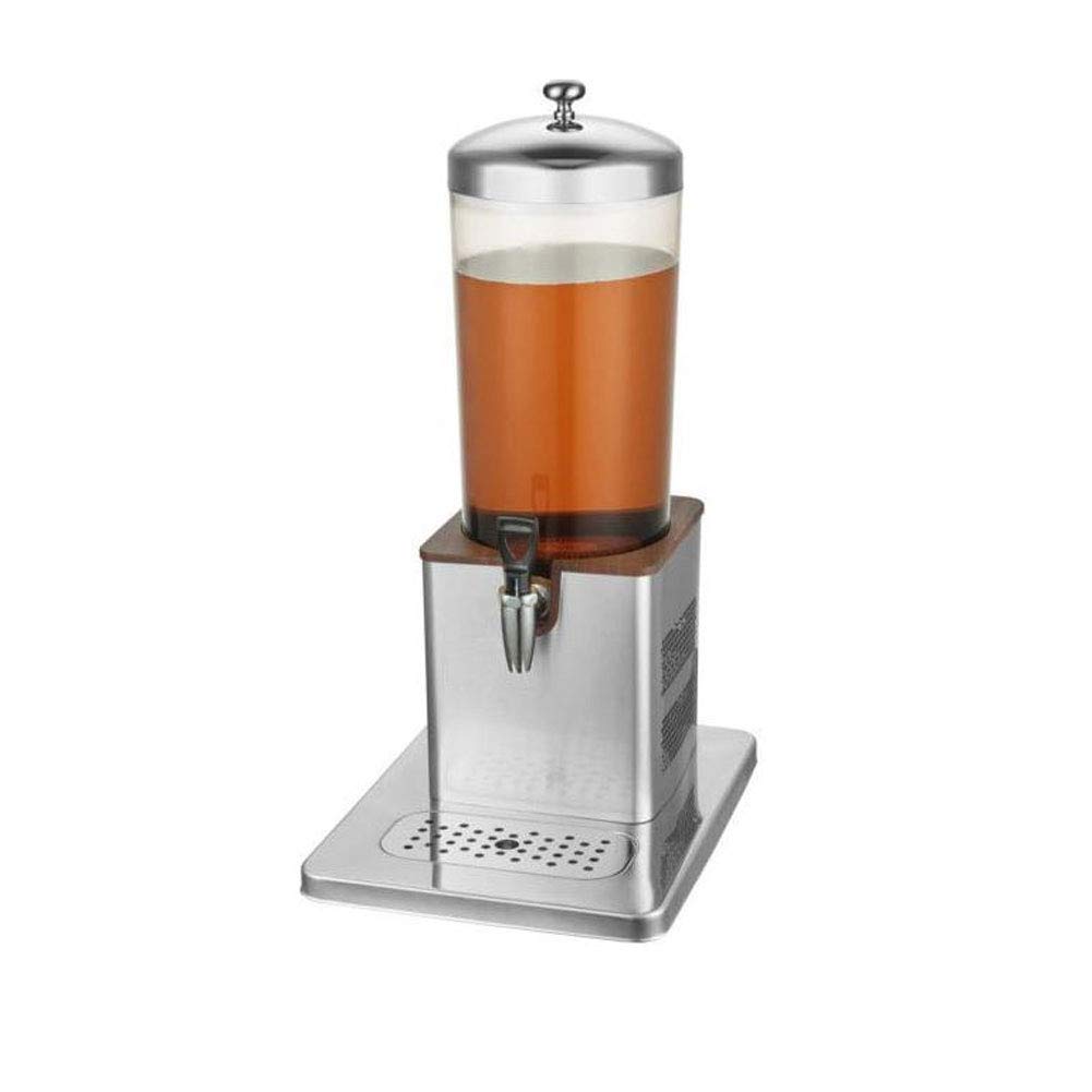RSHJDBeverage Dispenser, Electric Heating Juice Dispenser for Milk Tea Shop Hotel Stainless Steel Insulated Barrel 70W 220V