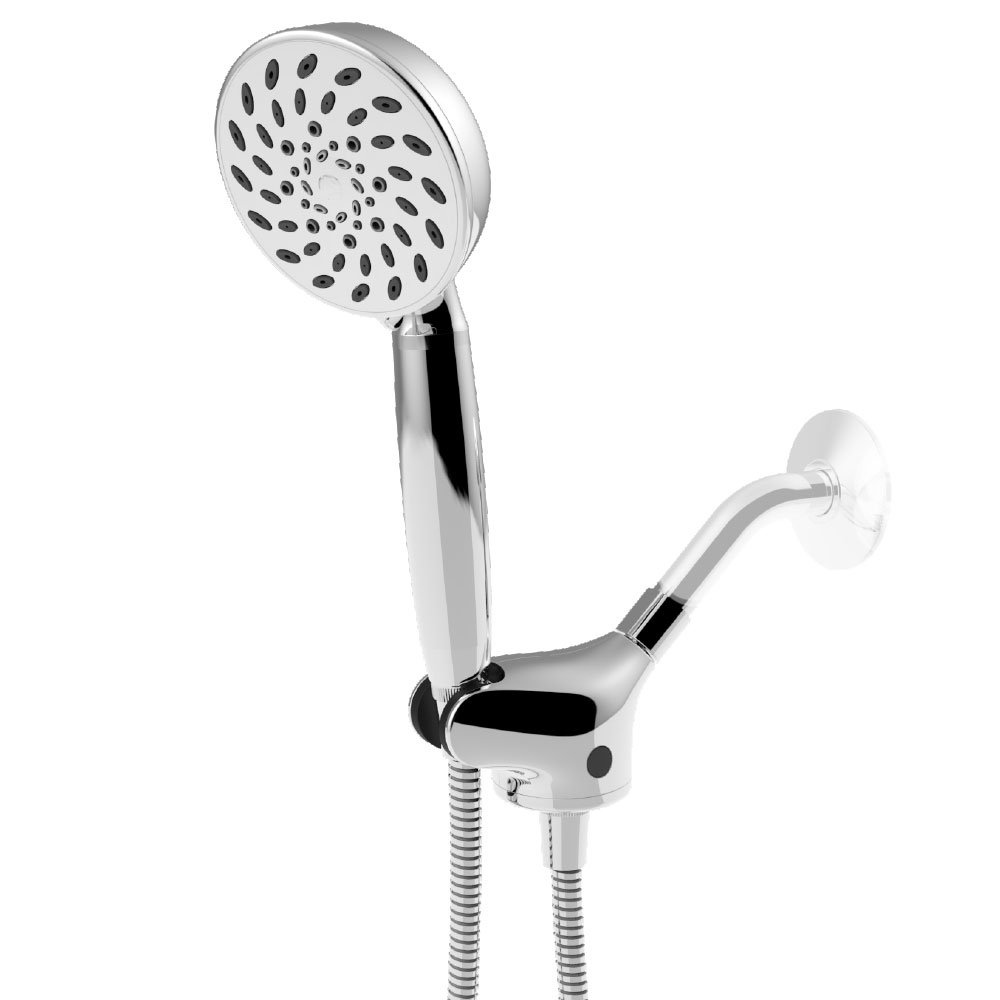 SimplyClean Filtered Handheld Shower System - Easy To Install - 5 Unique Spray Settings - Purifies and Filters Shower Water
