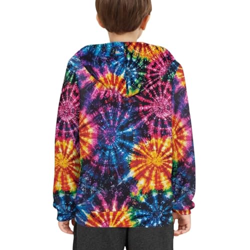 FOR U DESIGNS Boys Hooded Pullover Long Sleeve Athletic Top for Gym Running Hiking Fall Winter Sweatshirts Size 6-14 Years4