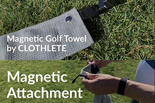 Clothlete Magnetic Greenside Microfiber Golf Towel, Towels & 3 Magnet Attachments - Pack of 3 (16 inch x 24 inch) - image 2