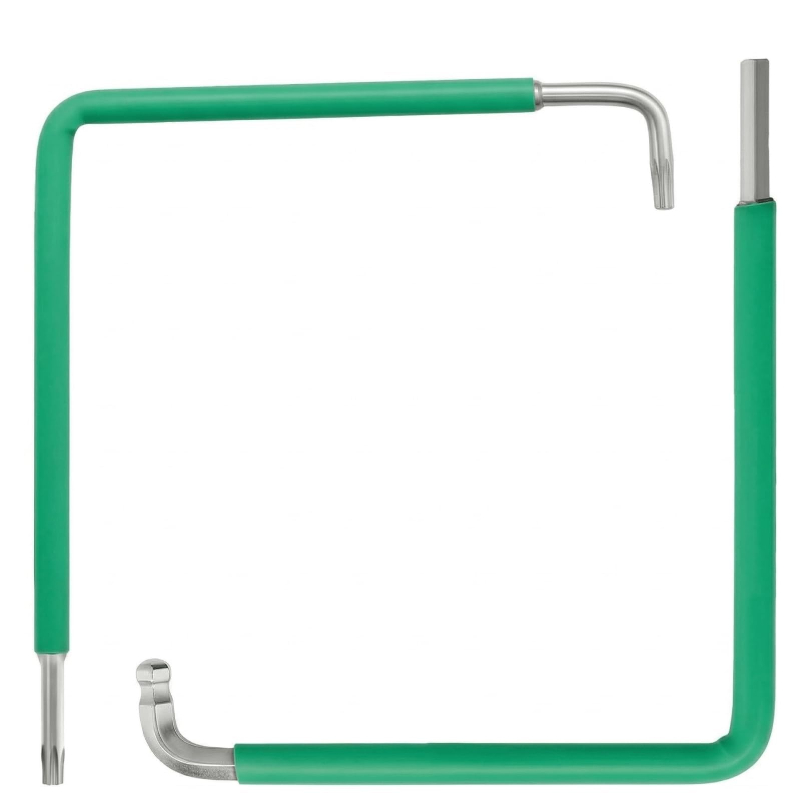 Kit de herramientas de ajuste para ventanas y puertas, llave Allen de 4 mm y Torx TX15 con forma curvada para herrajes, herramienta de mantenimiento de ventana precisa y resistente, compatible con