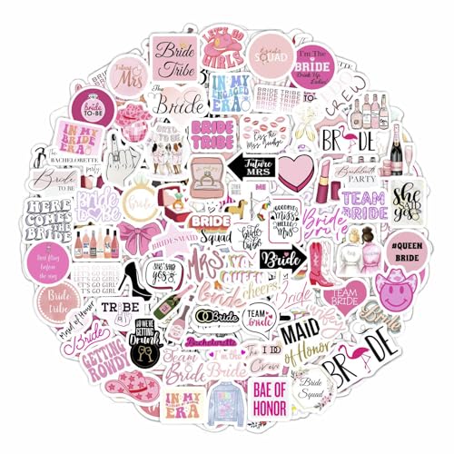 Image of 100Pcs Bachelorette Stickers, Bachelorette Party Stickers for Scrapbook, Laptop, Gifts for Women & Men