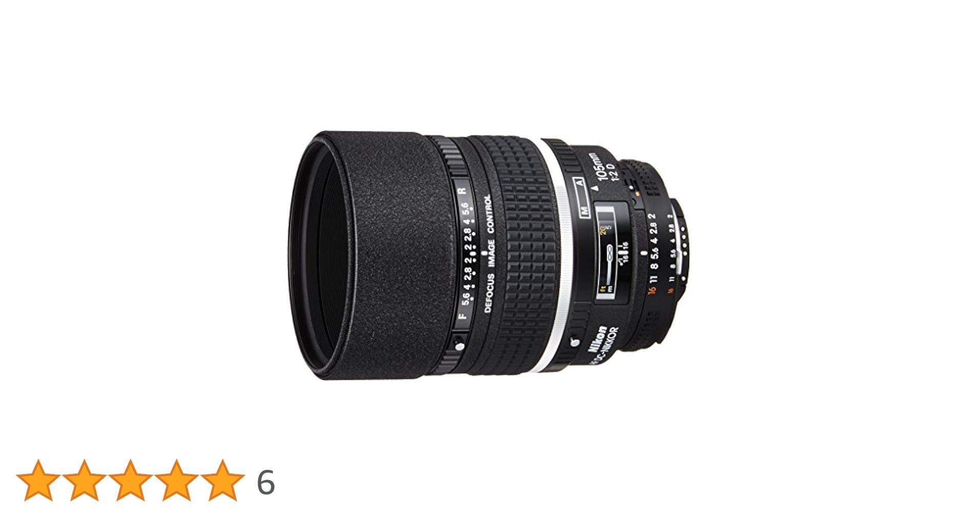 Amazon | Nikon 単焦点レンズ Ai AF DC Nikkor 105mm f/2D フル