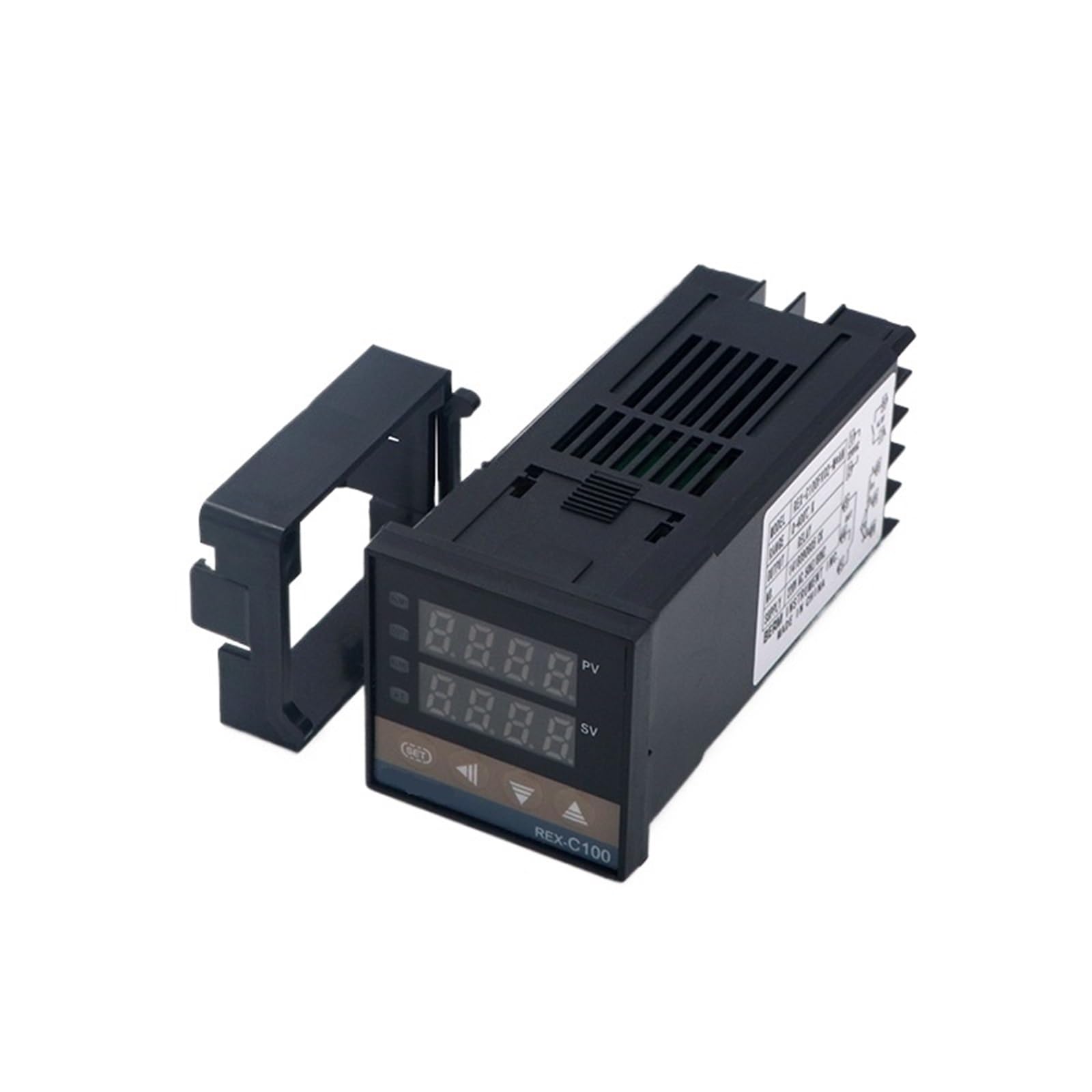 Termostato REX-C100 M DN termostato Inteligente Interruptor Controlador de Temperatura Ajustable de Alta precisión (Size : REXC100FK02-M*DN CK 220V)