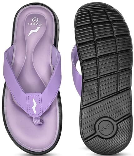 Image of NORTY Women's Memory Foam Flip Flops, Slides & Sandals, Runs 1 Size Small