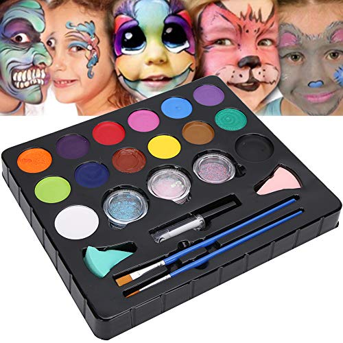 Face Paint Kit for Kids, Face Body Paint Oil Palette14 Colors Body & Face Paint Washable Halloween Party Fancy Makeup Pigment Makeup Pigment Professional Makeup Face Paint Palette