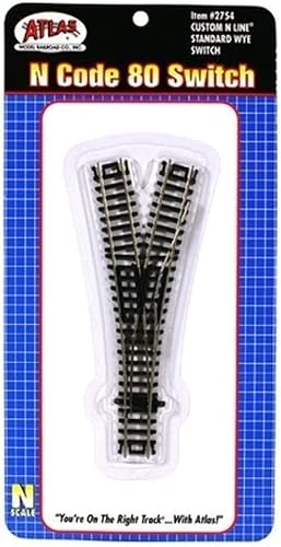 Atlas N Scale Code 80 Manual de participación de línea personalizada Wye