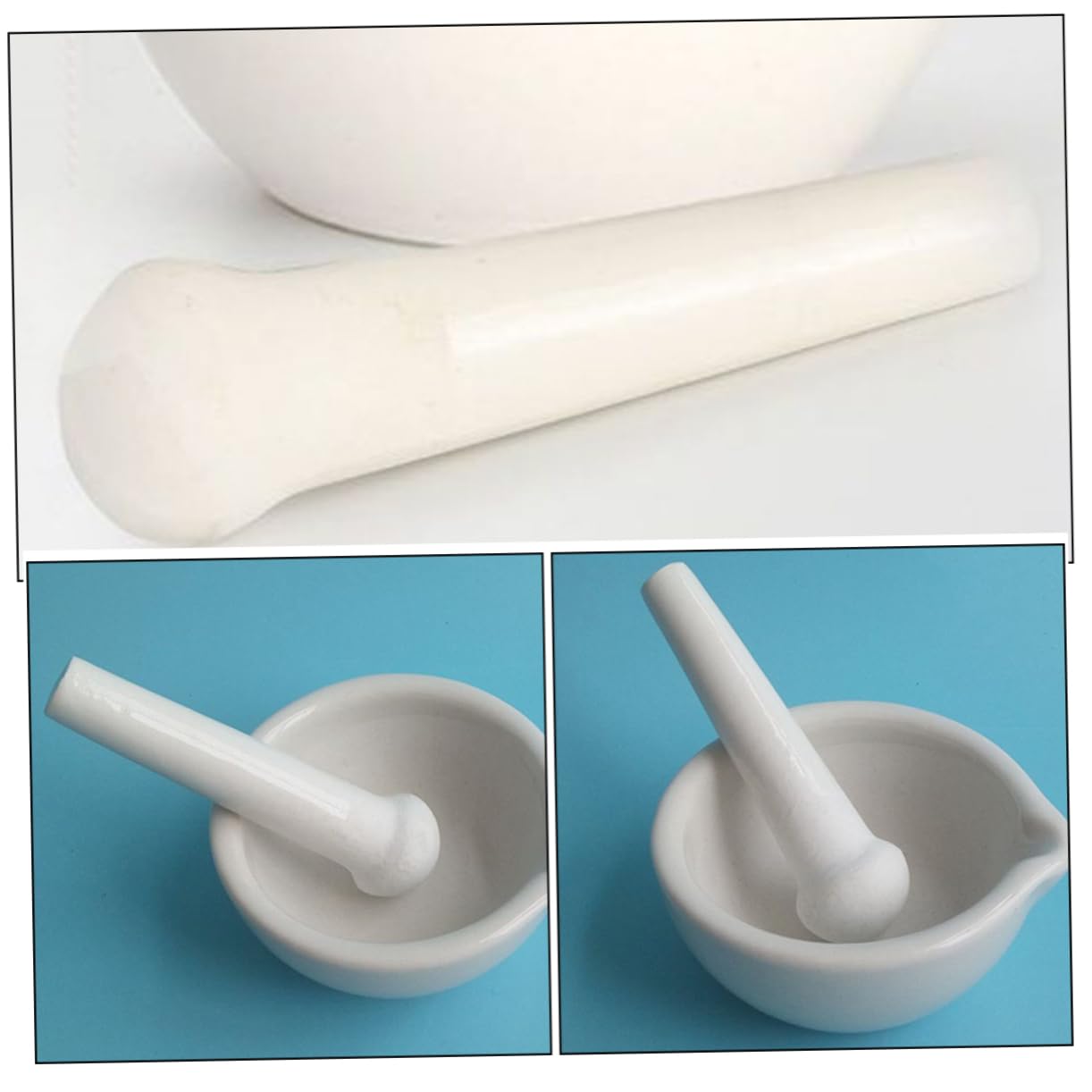 PRETYZOOM 10piezas Pestillo De Cerámica Para Utensilio De Cocina Ergonómico y Multipropósito Para Machacar Especias y Hierbas