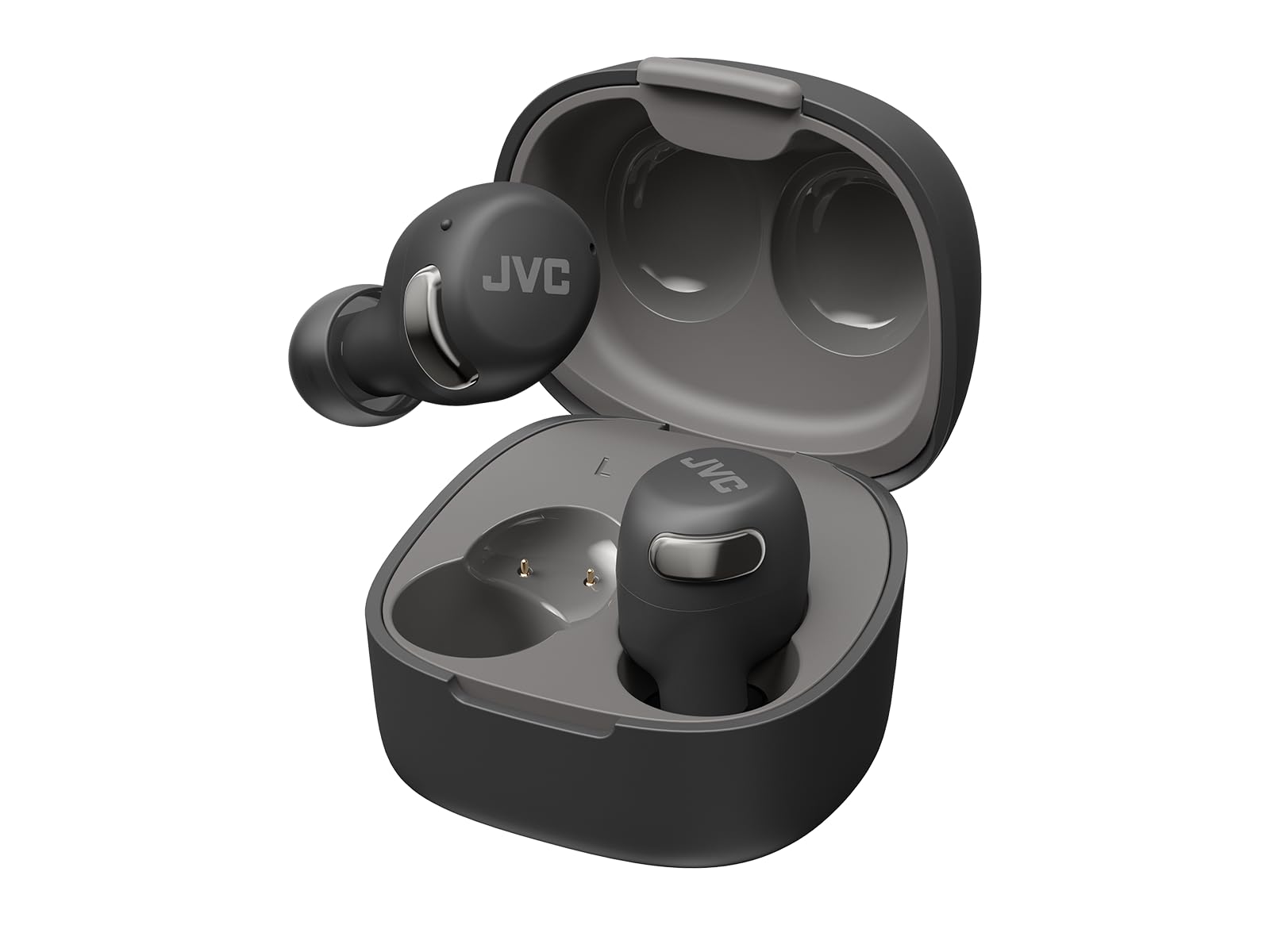 JVC Auriculares Inalambricos Bluetooth | 27 Horas de batería | Ultraligero | Auriculares Bluetooth Cancelación Ruido y Modo Corte de Viento | Resistente al Sudor | Audifonos Inalambricos - HA-A30T2