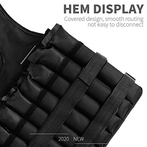 Fdrirect Colete Ponderado Ajustável, Colete Ponderado para Corrida, Colete de Treino de Força Corrid