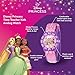 Disney Princess Watch for Girls Age 4-7, Perfect Princess Watch for Kids - A Magical Timepiece Young Fans, Toddler Watches with Pink Nylon Strap, Purple Bezel & White Dial