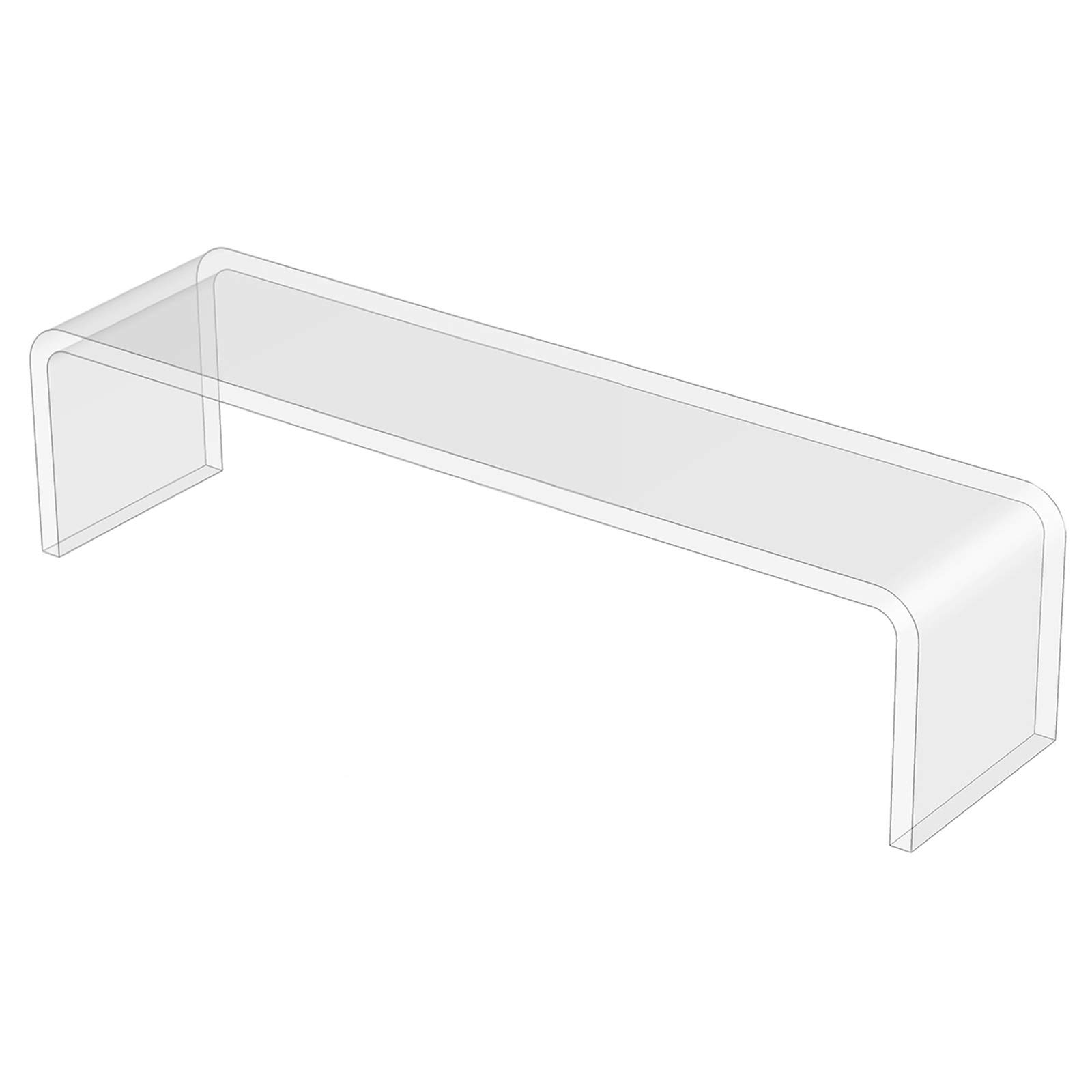 3R W Design Clear Acrylic Display Risers- Premium Shelf Riser Display Stands and Plinths - Hoverstand- Made in UK (4mm-thick-15cm*5cm*5cm, Max Load 1kg)