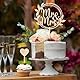 Hochzeitstorte Deko Mr & Mrs, 2 Stück Holz Cake Topper Tortendeko Hochzeit, Tortenstecker für Hochzeit, Jubiläum, Verlobung, Antrag
