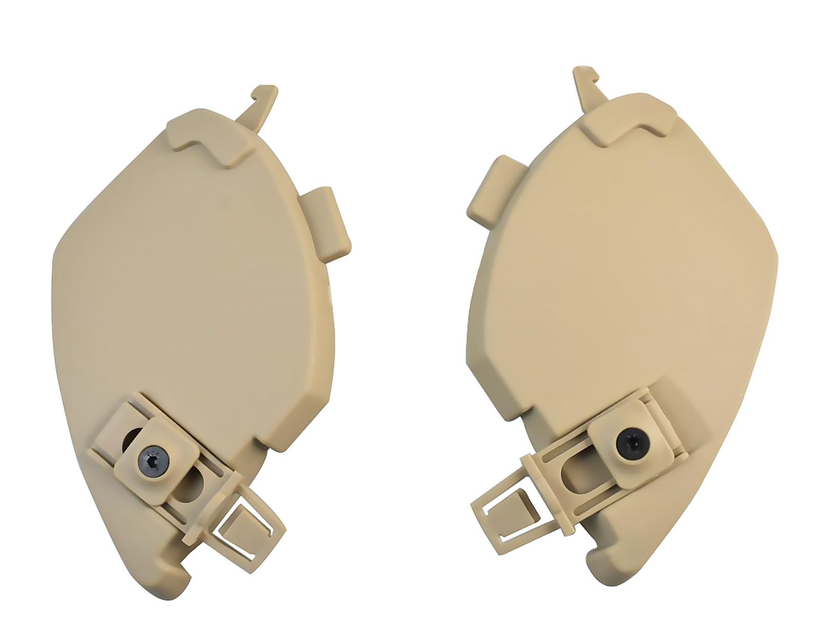 Tactical Airsoft Helmet Ear Cover Side Protection for EX 3.0 Rail Team Wendy Helmet (Khaki)
