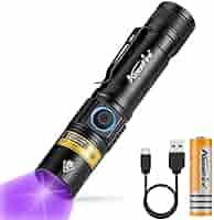 Amazon.co.jp : Alonefire SV38 5W 365nm ブラックライト UV懐中
