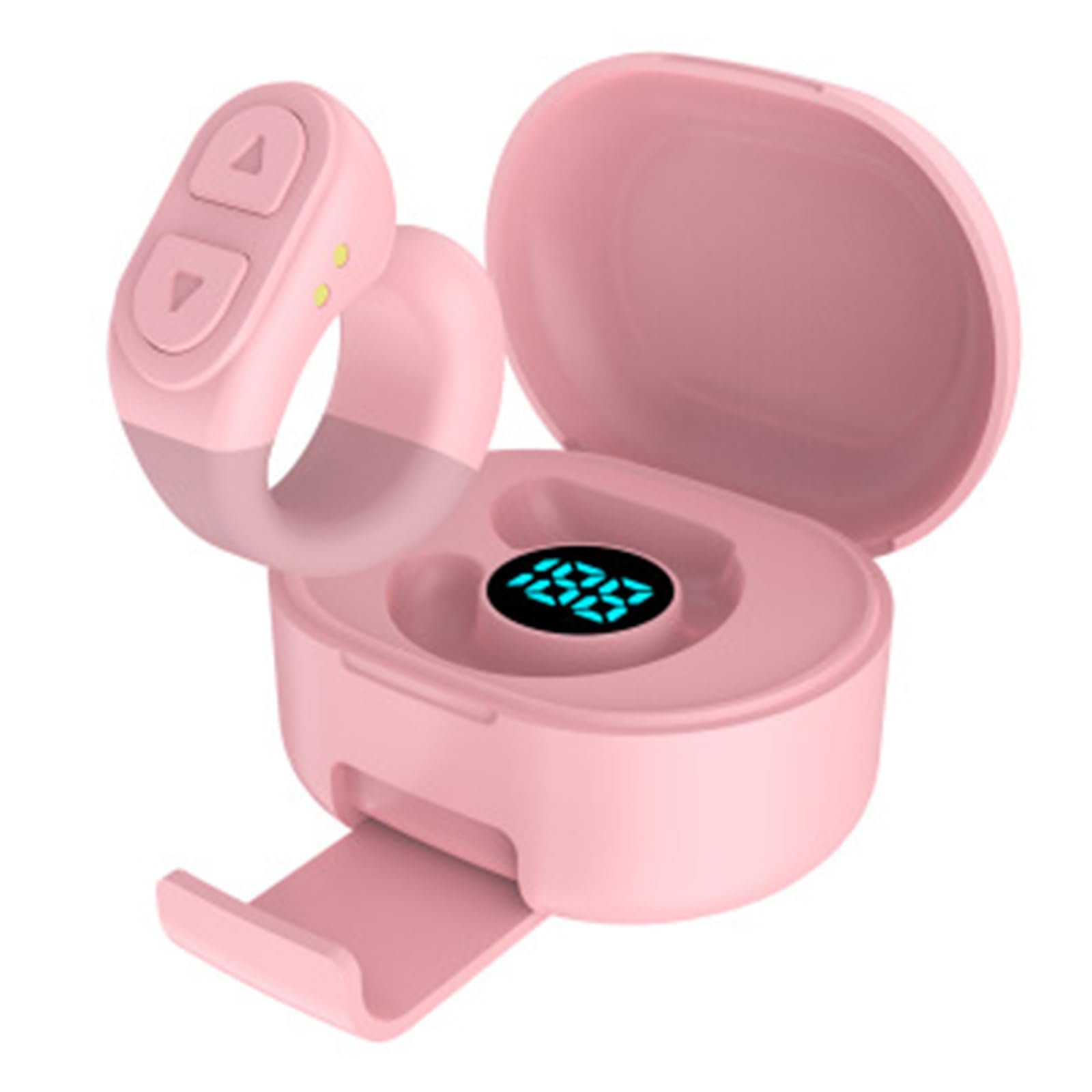 Smart Phone Remote Control Scrolling Rings with Stands Page Turner for Kindle App BT 5 0 Selfie Watching Video Wireless Controller Shutter Lightweight Portable Long-Lasting Battery