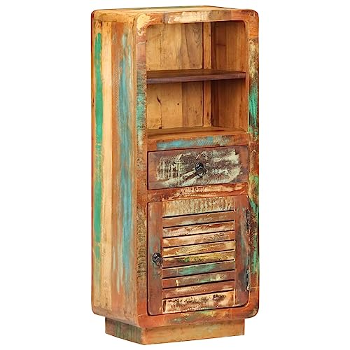 vidaXL Aparador Armario Lateral Auxiliar Alacena Sala de Estar Almacenaje Almacenamiento Organizador Salón Mueble de Madera Maciza Reciclada