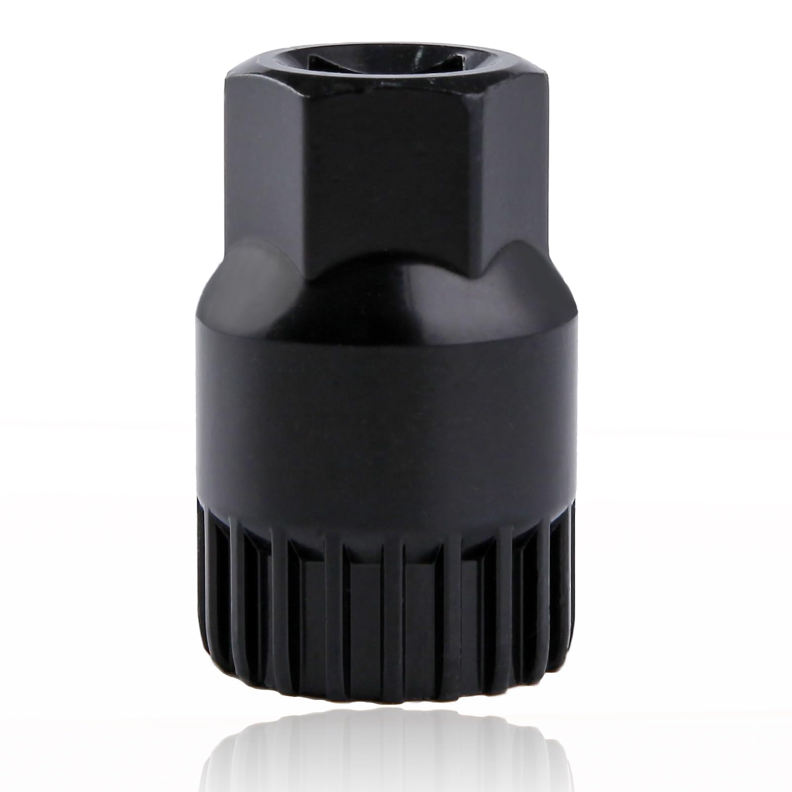 Bottom Bracket Tool, Bottom Bracket Removal Remover Tool, Professional Square Taper Bottom Bracket Wrench for Standard 20-Tooth Cartridge Type Shimano, Octalink, ISIS Splined Bottom Brackets