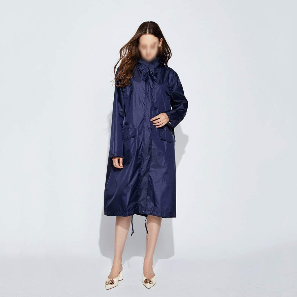 Long Raincoat Women Poncho Waterproof Outdoors Tour Rain Coat Poncho Jacket Cloak Female Raincoat Impermeables(M)
