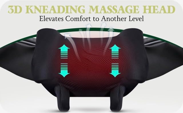 Miniatura 6 de Masajeador de cuello para aliviar el dolor de tejido profundo. Disfruta de un masaje shiatsu para tu cuello, espalda y hombros. Masajeador de cuello
