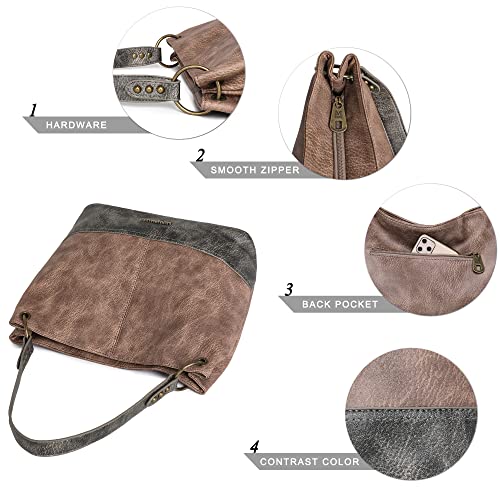 Image of Handbags for Women Chain Shoulder Vegan Leather Tote Bag Top Handle Handbag