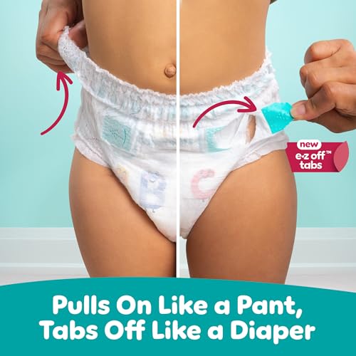 Image of Pampers Diapers - Cruisers 360 - Size 7, 88 Count, Babyproof up to 100% Leakproof Pull-On Diaper