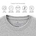 Lands' End Essentials Men's Short-Sleeve Soft Cotton T-Shirt - Relaxed Easy Fit Gray Heather