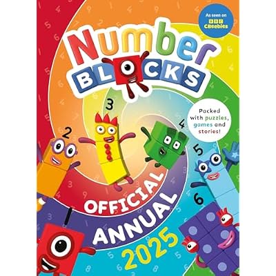 Numberblocks Annual 2025 - Kids Activity Book, Maths Puzzles & Games for Preschool Ages 3-6 Years