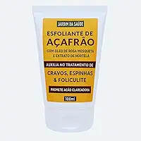 Creme Clareador de Açafrão - Com Rosa Mosqueta Foliculite, Clareamento, Trata Acne, Espinhas