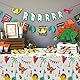 Xinvery Dinosaurier Tischdecke, Dinosaurier Rechteckige Plastik Einweg Tischdecke Dino Thema Geburtstag Party Dekoration Dekorationen für Kinder Jungen 137 x 274cm