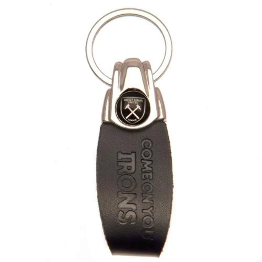 West Ham United F.C. Italian Leather Keyring