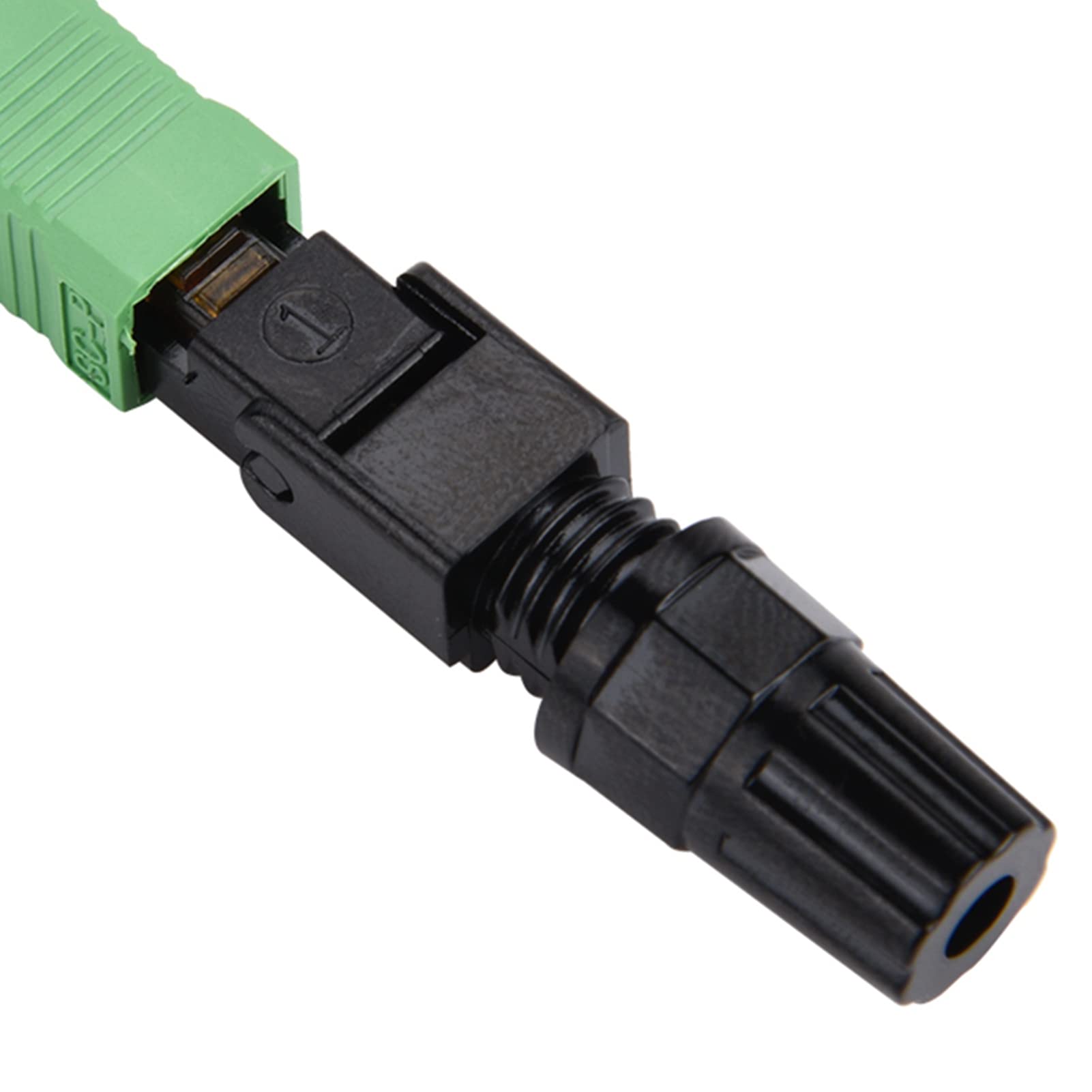 100 pièces connecteur de fibre SC, connecteur rapide de fibre optique intégré SC, connecteur rapide de fibre optique pour réparer la transmission