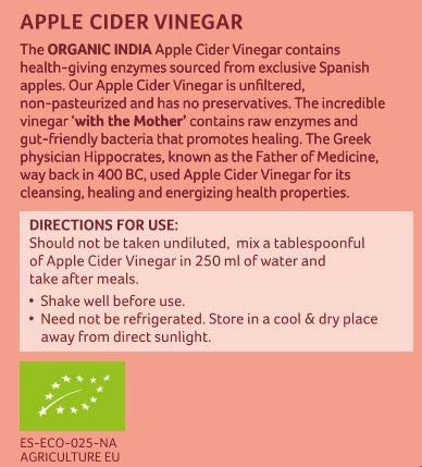 Image of Organic India Virgin Coconut Oil, 500ml & Apple Cider Vinegar 500 Ml