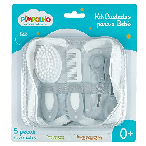 Pimpolho Kit Cuidados Com O Bebê 5 Peças + Necessaire: Tesoura Co...